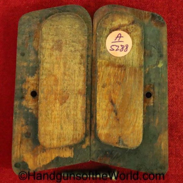 Femaru, 37M, Grips, Lined, Walnut, Wood, Wooden, Original, Collectible, Hungarian, Hungary, M37, M.37, Handgun, Pistol, Hand gun, WWII, WW2, Real, Vintage