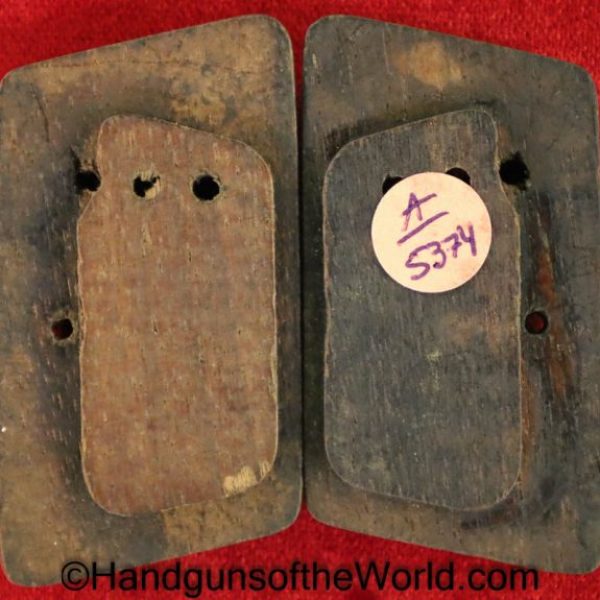 Colt, 1908, 25, Grips, .25, Original, Collectible, Walnut, Checkered, Wood, Wooden, VP, Vest Pocket, Handgun, Hand gun, Pistol, Black, Vintage, Old, Real