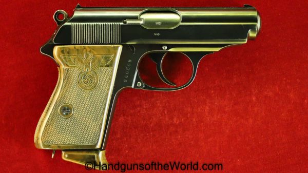 Walther, PPK, 7.65mm, Party Leader, Full Rig, Outstanding, German, Germany, Handgun, Pistol, C&R, Collectible, 7.65, NSDAP, WWII, WW2, 32, .32, acp, auto