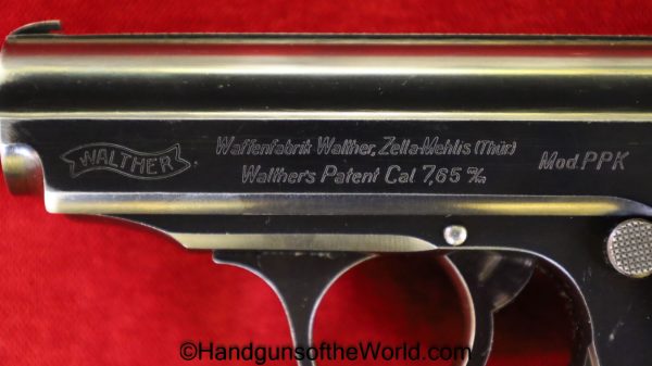 Walther, PPk, 7.65mm, Party Leader, with Holster, German, Germany, NSDAP, Handgun, Pistol, C&R, Collectible, Pocket, 7.65, 32, .32, acp, auto, Hand gun