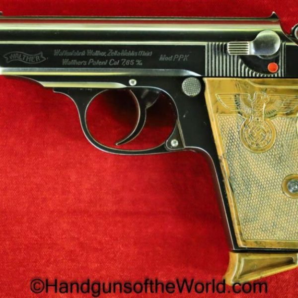 Walther, PPk, 7.65mm, Party Leader, with Holster, German, Germany, NSDAP, Handgun, Pistol, C&R, Collectible, Pocket, 7.65, 32, .32, acp, auto, Hand gun