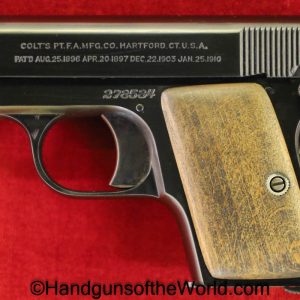 Colt, 1908, .25, 1920, VP, Vest Pocket, Handgun, Pistol, C&R, Collectible, Model, 25, acp, auto, 6.35, 6.35mm, Model, Hand gun, Americana, American, US