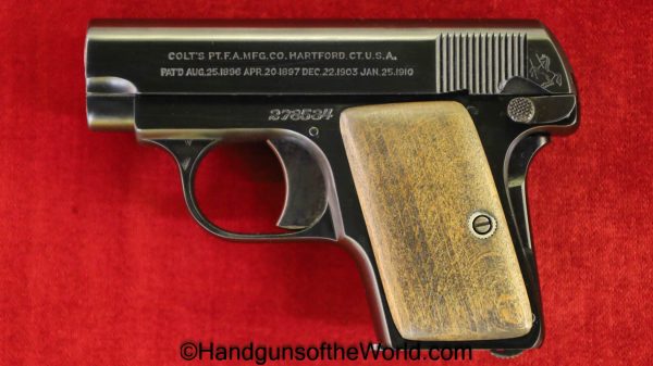 Colt, 1908, .25, 1920, VP, Vest Pocket, Handgun, Pistol, C&R, Collectible, Model, 25, acp, auto, 6.35, 6.35mm, Model, Hand gun, Americana, American, US
