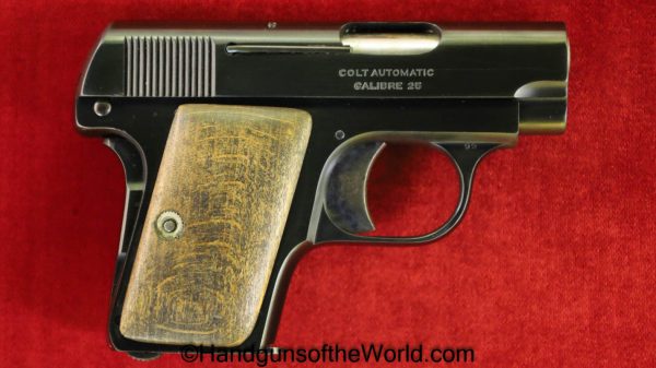 Colt, 1908, .25, 1920, VP, Vest Pocket, Handgun, Pistol, C&R, Collectible, Model, 25, acp, auto, 6.35, 6.35mm, Model, Hand gun, Americana, American, US
