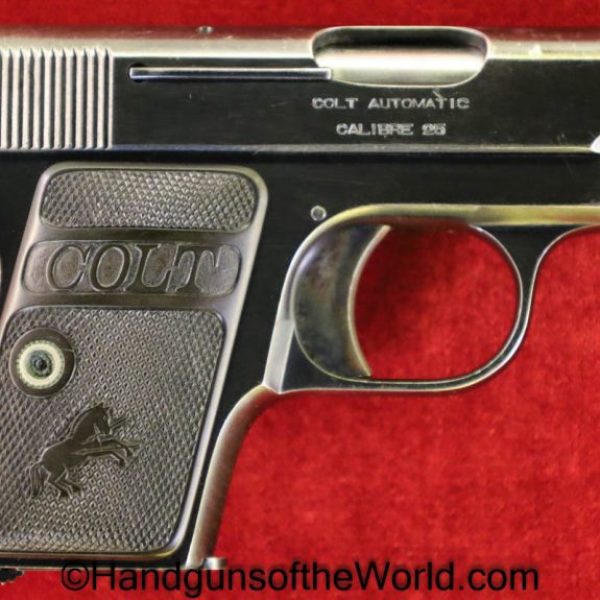 Colt, 1908, .25, 1918, Handgun, Pistol, C&R, Collectible, VP, Vest Pocket, 25, acp, auto, 6.35, 6.35mm, Model, Americana, American, USA, US, America