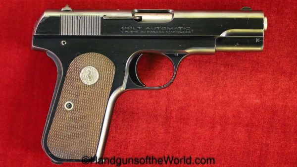 Colt, 1903, Hammerless, .32, 1930, Americana, Handgun, Pistol, C&R, Collectible, Pocket, 32, acp, auto, Pocket Hammerless, Model, Hand gun, American, USA