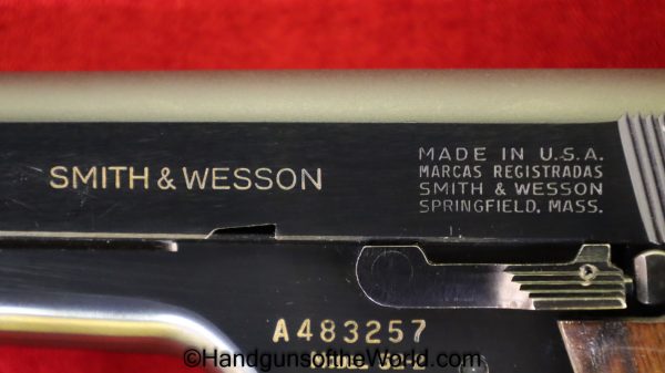 S&W, Model 52-2, .38 Special Mid Range, Model, 52, 52-2, .38, 38, Special, Mid Range, Mid-Range, Smith and Wesson, Handgun, Pistol, Collectible, Americana