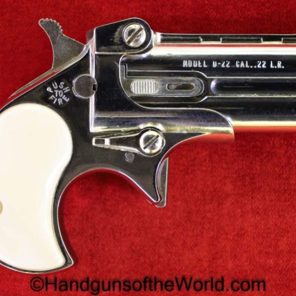 Davis, D-22, .22lr, Over & Under, Derringer, O/U, American, Americana, America, USA, US, .22, 22, 22lr, D22, D 22, D.22, Handgun, Collectible, Modern