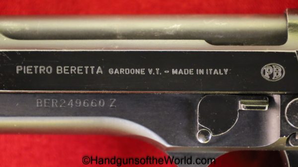 Beretta, Model 92FS, 9mm, with Case, Centurion, Italy, Italian, 92FS, FS, 92, Model, Handgun, Pistol, Collectible, Cased, Hand gun