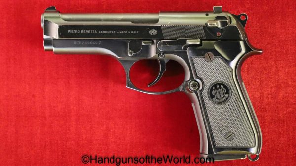 Beretta, Model 92FS, 9mm, with Case, Centurion, Italy, Italian, 92FS, FS, 92, Model, Handgun, Pistol, Collectible, Cased, Hand gun