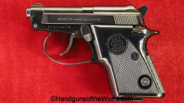 Beretta, Model 20, .25, 25, Italy, Italian, Handgun, Pistol, Collectible, VP, Vest Pocket, acp, auto, 6.35, 6.35mm, Model, 20, Hand gun, Classic
