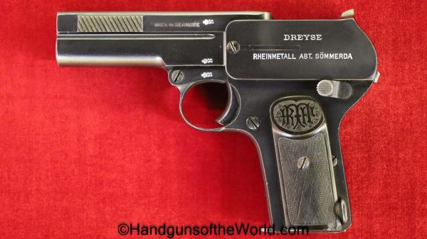 Dreyse, 1907, 7.65mm, Very Late, Fantastic, German, Germany, Handgun, Pistol, C&R, Collectible, Model, 32, .32, acp, auto, 7.65, Pocket, Hand gun