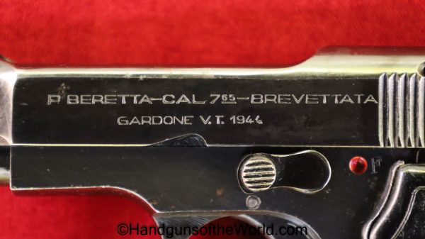 Beretta, 1935, 7.65mm, German, WWII, WW2, Germany, Italy, Italian, , Handgun, Pistol, C&R, Collectible, Pocket, 7.65, 32, .32, acp, auto, Model