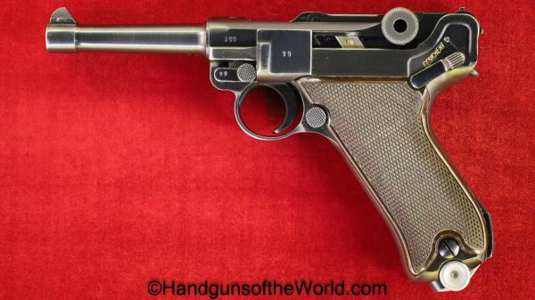 Mauser, P.08, 42-1940, Luger, Brown Krieghoff Grips, Fantastic, 42, 1940, Handgun, Pistol, C&R, Collectible, German, Germany, WWII, WW2, P08, P 08, P-08