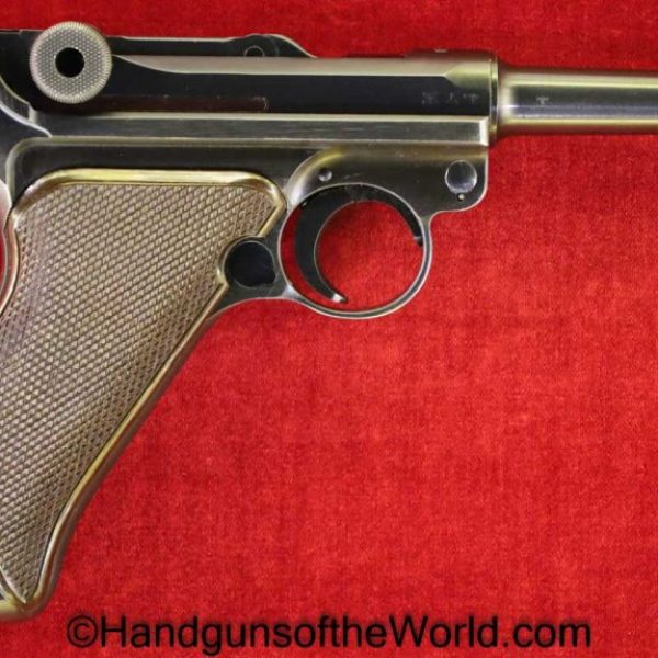 Mauser, P.08, 42-1940, Luger, Brown Krieghoff Grips, Fantastic, 42, 1940, Handgun, Pistol, C&R, Collectible, German, Germany, WWII, WW2, P08, P 08, P-08