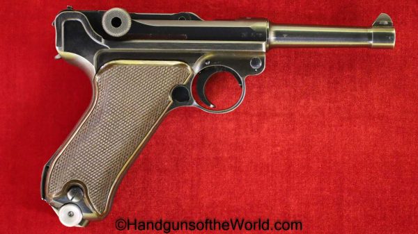 Mauser, P.08, 42-1940, Luger, Brown Krieghoff Grips, Fantastic, 42, 1940, Handgun, Pistol, C&R, Collectible, German, Germany, WWII, WW2, P08, P 08, P-08