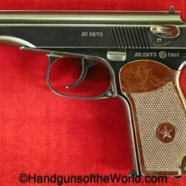Russian, Makarov, 9mm, Dated, 1961, 2 Matching Magazines, Full Rig, 2 Matching Mags, Russia, Soviet, Soviet Union, USSR, Handgun, Pistol, C&R, Collectible