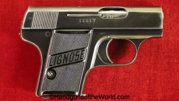 Lignose, Model 2, 6.35mm, Model II, 6.35, 25, .25, acp, auto, Handgun, Pistol, C&R, Collectible, VP, Vest Pocket, German, Germany, Model, 2, II
