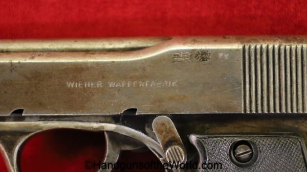 Weiner Waffenfabrik, Little Tom, 6.35mm, Wiener Waffenfabrik, Austrian, Austria, Handgun, Pistol, C&R, Collectible, VP, Vest Pocket, 6.35, 25, .25, acp, auto