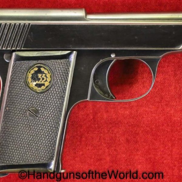 Menz, Model II, 6.35mm, Vest Pocket, VP, German, Germany, Handgun, Pistol, C&R, Collectible, 6.35, 25, .25, acp, auto, Model 2, Model, 2, II, Hand gun