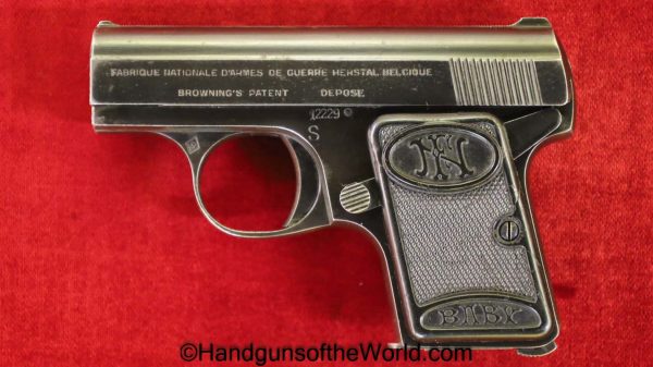 FN, Baby, Browning, 6.35mm, Pre-War Built, Pre War, Pre-War, Belgian, Belgium, Handgun, Pistol, C&R, Collectible, VP, Vest Pocket, 6.35, 25, .25, acp, auto