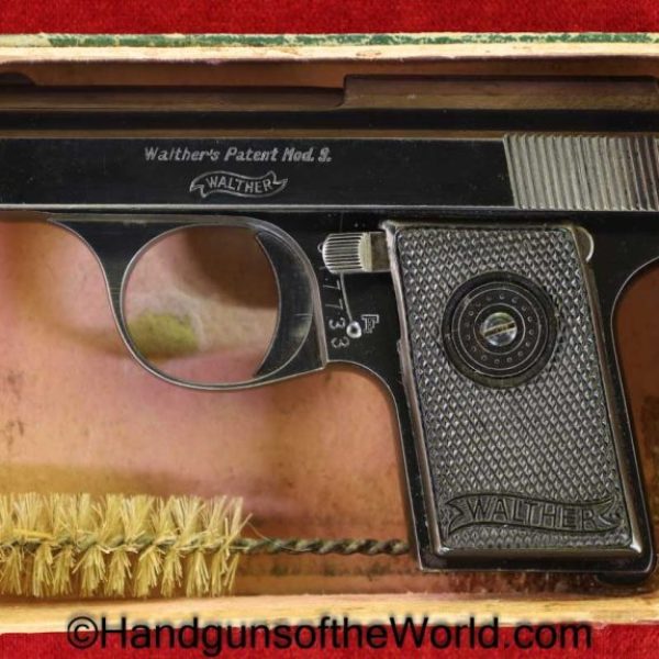 Walther, Model 9, 6.35mm, Late Type, with Box, Boxed, German, Germany, Handgun, Pistol, C&R, Collectible, VP, Vest Pocket, 6.35, 25, .25, acp, auto