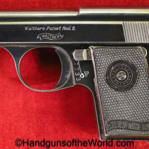 Walther, Model 9, 6.35mm, Late Type, with Box, Boxed, German, Germany, Handgun, Pistol, C&R, Collectible, VP, Vest Pocket, 6.35, 25, .25, acp, auto