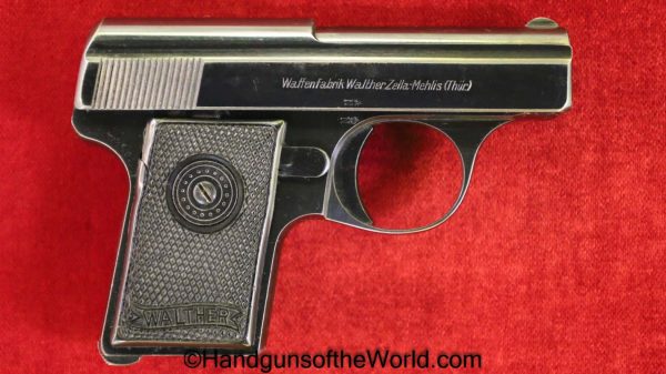 Walther, Model 9, 6.35mm, Late Type, with Box, Boxed, German, Germany, Handgun, Pistol, C&R, Collectible, VP, Vest Pocket, 6.35, 25, .25, acp, auto