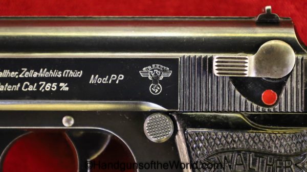 Walther, PP, 7.65mm, NSKK, Full Rig, German, Germany, WWII, WW2, Handgun, Pistol, C&R, Collectible, 7.65, 32, .32, acp, auto, with Holster, Pocket, Hand gun