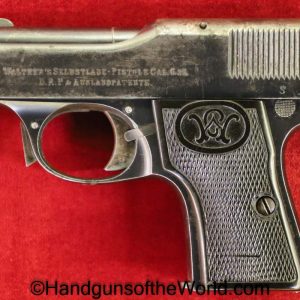 Walther, Model 1, 6.35mm, 1st, Variation, First, Variant, Handgun, Pistol, C&R, Collectible, German, Germany, VP, Vest Pocket, 6.35, 25, .25, acp, auto
