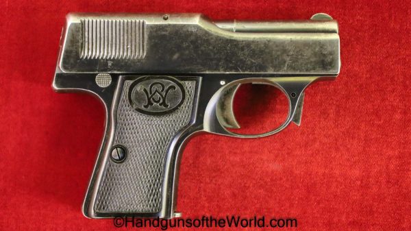 Walther, Model 1, 6.35mm, 1st, Variation, First, Variant, Handgun, Pistol, C&R, Collectible, German, Germany, VP, Vest Pocket, 6.35, 25, .25, acp, auto