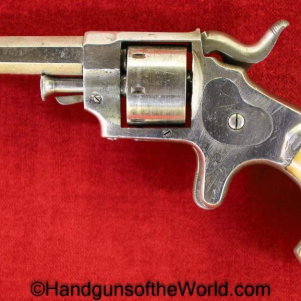 Ethan Allen, .22, Side Hammer, Revolver, Handgun, Antique, Non-FFL, Non FFL, Americana, Bone Grips, 22, Allen, Ethan, Side, Hammer, American, USA, US