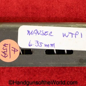 Mauser, WTPI, 6.35mm, Magazine-Clip, Magazine, Mag, Clip, WTP, I, 1, German, Germany, 6.35, 25, .25, acp, auto, WTP-I, WTP-1, 6.35, 25, .25, acp, auto