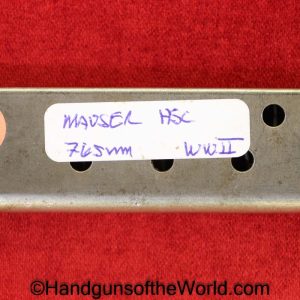 Mauser, HSc, 7.65mm, WWII, era, Magazine, Clip, Mag, Original, Collectible, WW2, Handgun, Pistol, German, Germany, Hand gun, 32, .32, acp, auto, 7.65