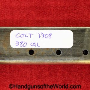 Colt, 1908, .380, Magazine, Clip, Mag, Original, Collectible, Handgun, Pistol, USA, American, America, Pocket, Hammerless, Pocket Hammerless, 380, acp, auto
