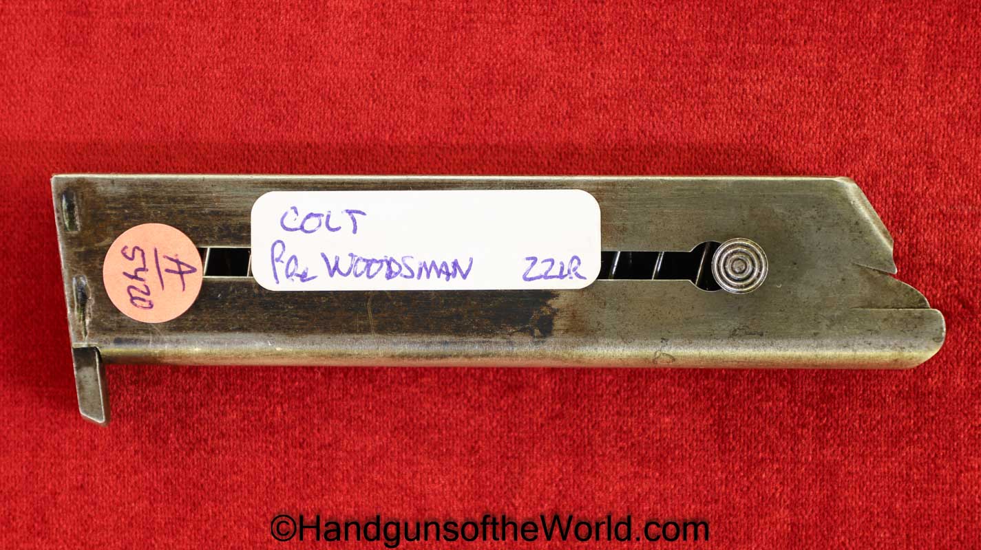 Colt, Pre-Woodsman, .22lr, Magazine-Clip, Magazine, Mag, Clip, Pre Woodsman, Original, Collectible, 22, .22, 22lr, Handgun, Pistol, Hand gun, American