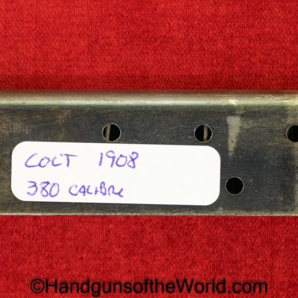 Colt, 1908, Calibre .380, Magazine-Clip, Magazine, Mag, Clip, Original, Collectible, .380, 380, acp, auto, Pocket, Hammerless, Pocket Hammerless, Model