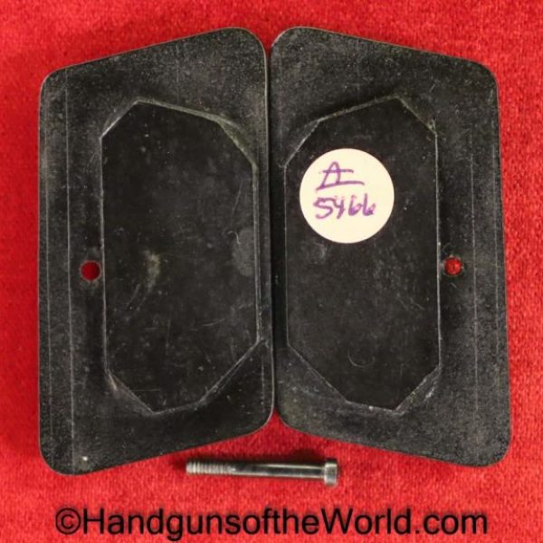 Colt, 1908, 25, Grips, .25, Original, Collectible, hard rubber, square top, Rubber, VP, Vest Pocket, Handgun, Hand gun, Pistol, Black, Vintage, Old, Real