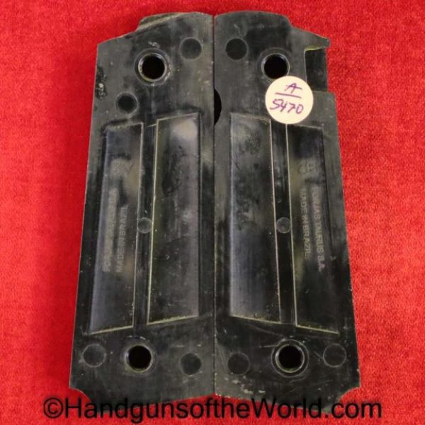 Taurus, PT-1911, Grips, Black, plastic, double diamonds, Original, Collectible, PT, 1911, PT1911, PT 1911, Handgun, Pistol, Hand gun, Set, Pair, Grip