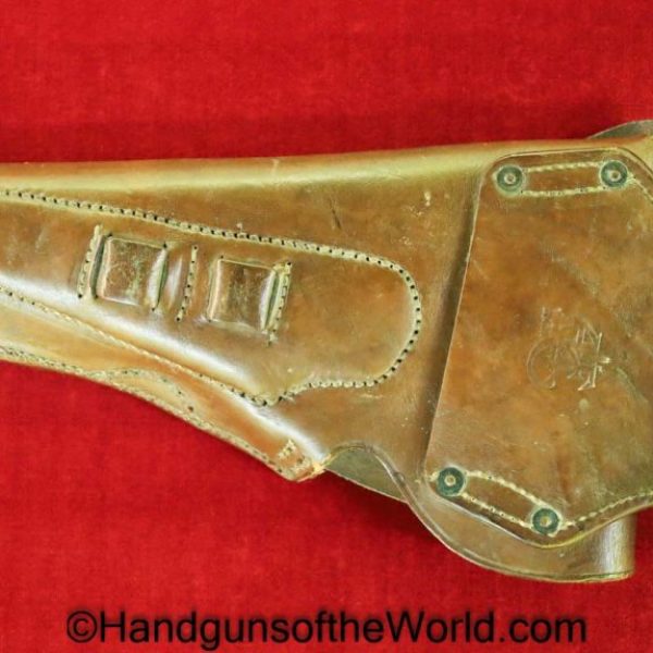 Colt, 1911, Government, Holster, Abercrombie & Fitch, Brown, leather, M1912, pattern, dismount swivel, Original, Collectible, A&F, 1912, Model