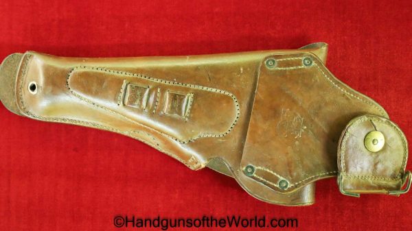 Colt, 1911, Government, Holster, Abercrombie & Fitch, Brown, leather, M1912, pattern, dismount swivel, Original, Collectible, A&F, 1912, Model