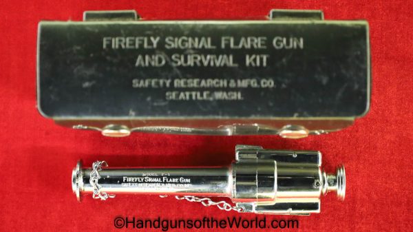 Firefly, Signal, Flare Gun, .45-70, with Case, Cased, Handgun, Pistol, Collectible, Non-FFL, Non FFL, Flare, 45-70, Signal Flare Pistol, American, US