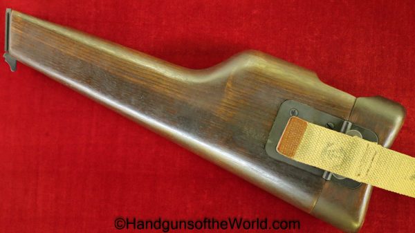 Inglis, MKI*, High Power, Shoulder Stock, Stock, Smooth walnut, 1944, Dated, Original, Collectible, Wood, Wooden, BHP, Hi Power, Hi-Power, Shoulder, Holster