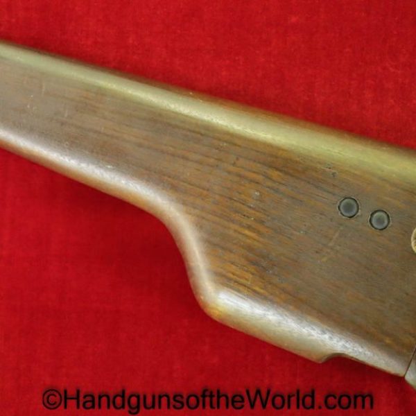 Inglis, MKI*, High Power, Shoulder Stock, Stock, Smooth walnut, 1944, Dated, Original, Collectible, Wood, Wooden, BHP, Hi Power, Hi-Power, Shoulder, Holster