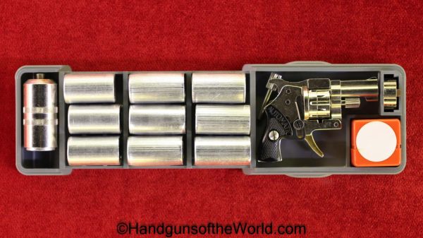 Andres & Dvorsky, Mini, Pinfire, Revolver, 2mm, Kit, Handgun, Collectible, Non-FFL, Non FFL, Flare, Conversion, Austrian, Austria, Case, Cased