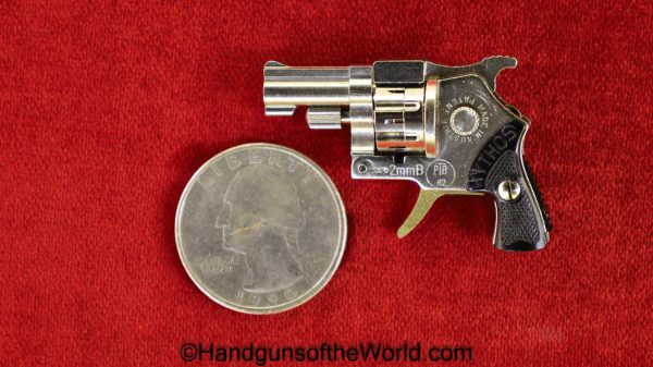 Andres & Dvorsky, Mini, Pinfire, Revolver, 2mm, Kit, Handgun, Collectible, Non-FFL, Non FFL, Flare, Conversion, Austrian, Austria, Case, Cased