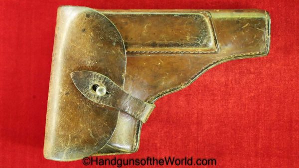 Radom, VIS, P-35, Holster, German, WWII, WW2, Germany, Handgun, Pistol, Original, Collectible, P35, P 35, P.35, Hand gun, Brown, leather, WaA