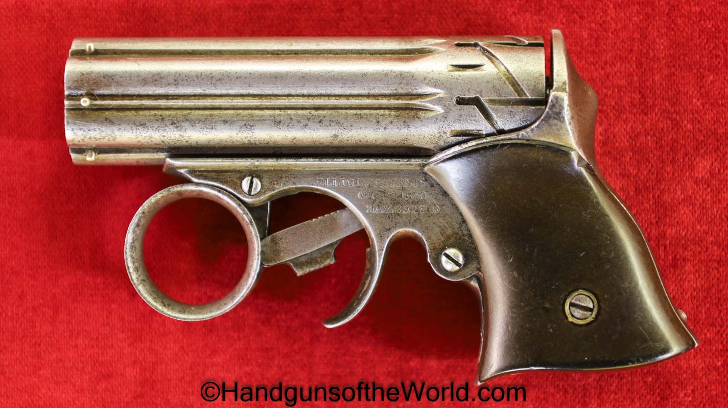 Remington, Zig-Zag, Revolver, .22, 22, Zig Zag, Handgun, Collectible, Antique, Non-FFL, Non FFL, Americana, American, Vintage, Oddity, Pepperbox