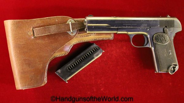 FN, 1903, Browning, 9mm, 1st Turkish Contract, with Holster, Ottoman, Turkish, Contract, Handgun, Pistol, C&R, Collectible, 1st, First, Turkey, Model