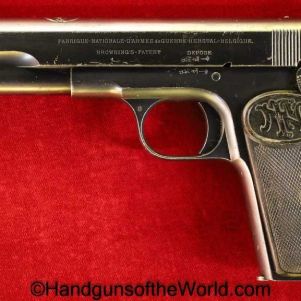 FN, 1903, Browning, 9mm, 1st Turkish Contract, with Holster, Ottoman, Turkish, Contract, Handgun, Pistol, C&R, Collectible, 1st, First, Turkey, Model
